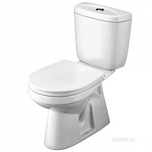 Унитаз компакт Анимо 07-ЭКОНОМ в пол белый Santek 1WH110038
