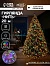 Гирлянда «Нить» 20 м, IP20, белая нить, 200 LED, свечение мульти, 8 режимов, 220 В