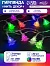 Гирлянда «Нить» 3 м с насадками «Ёлки», IP20, прозрачная нить, 20 LED, свечение мульти (RG/RB), мигание, USB