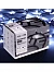 Гирлянда «Нить» 10 м, IP65, УМС, тёмная каучуковая нить, 100 LED, свечение белое, мерцание, 220 В