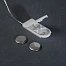 Гирлянда «Нить» 5 м роса, IP20, серебристая нить, 50 LED, батарейки CR2032×2 (в комплекте), свечение красное