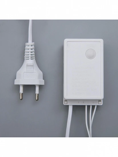 Гирлянда «Нить» 10 м, IP44, белая нить, 100 LED, свечение жёлтое, 8 режимов, 220 В