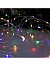 Гирлянда «Нить» 5 м роса, IP20, серебристая нить, 50 LED, 2 режима, батарейки AAх3 (нет в комплекте), свечение тёплое белое / мульти