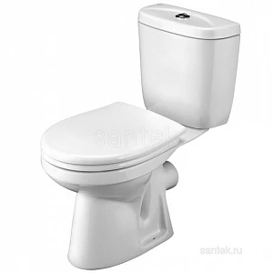 Унитаз компакт Анимо 06 2РА прямой белый Santek 1WH302132