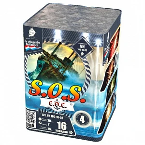 ФейерверкSOS / S.O.S. 16 зарядов