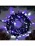 Гирлянда «Нить» 20 м, IP44, тёмная нить, 200 LED, свечение бело-синее, мигание, 220 В