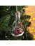 Ёлочный шар «Ягоды», 5 LED, от батареек, свечение белое