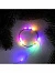 Гирлянда «Нить» 1 м роса, IP20, серебристая нить, 10 LED, 3 режима, батарейки AG13×3 (в комплекте), свечение мульти