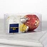 Набор ёлочных шаров «Золотистые нити», 2 шт., d=8 см, 1 LED, от батареек, свечение тёплое белое