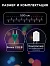Гирлянда «Нить» 5 м с насадками «Игла», IP20, прозрачная нить, 50 LED, свечение мульти, 8 режимов, 220 В