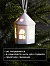 Светодиодная фигура «Домик», 9.3×6×6 см, 1 LED, керамика, от батареек LR44×3 шт., тёплый белый свет