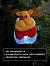 Ёлочная игрушка «Оленёнок», 10 см, от батареек, свечение мульти (RGB)
