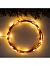 Гирлянда «Нить» 5 м роса, IP20, медная нить, 50 LED, свечение тёплое белое, 2 режима, AAх3