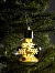 Ёлочный шар «Снежный пейзаж», d=8 см, 1 LED, от батареек, свечение тёплое белое