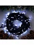 Гирлянда «Нить» 10 м, IP44, УМС, тёмная нить, 100 LED, свечение белое, мерцание белым, 220 В