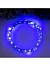 Гирлянда «Нить» 10 м роса, IP20, серебристая нить, 100 LED, свечение синее, 12 В