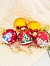 Ёлочные игрушки 5 шт. «Волшебство», шары новогодние, d=6 см