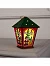 Ёлочная игрушка «Фонарь с Дедом Морозом», 12×8×8 см, 1 LED, от батареек, свечение тёплое белое