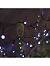 Гирлянда «Нить» 10 м, IP44, тёмная нить, 100 LED, свечение синее, 8 режимов, 220 В