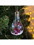 Ёлочный шар «Ягоды», 5 LED, от батареек, свечение белое