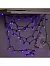 Гирлянда «Нить» 10 м с насадками «Шарики 1.5 см», IP44, тёмная нить, 100 LED, свечение фиолетовое, 8 режимов, 220 В