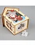 Ёлочная игрушка «Дед Мороз с подарками», 4.5×5×5.6 см, 1 LED, от батареек, свечение тёплое белое
