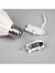 Набор ёлочных шаров «Снежное сияние», 3 шт., d=8 см, 3 LED, от батареек AG13×9, свечение тёплое белое