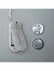Гирлянда «Нить» 5 м роса, IP20, серебристая нить, 50 LED, батарейки CR2032×2 (в комплекте), свечение тёплое белое