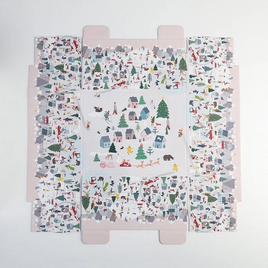 Коробка подарочная новогодняя складная «С Новым годом», 31×25.5×16 см