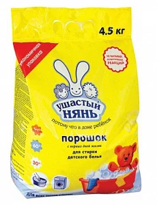 Стиральный порошок  УШАСТЫЙ НЯНЬ 4.5 кг