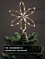 Светодиодная фигура «Цветок», 26×26×4 см, 30 LED, от батареек ААх3, фиксинг, свечение тёплое белое