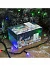 Гирлянда «Нить» 10 м, IP44, тёмная нить, 100 LED, свечение мульти, 8 режимов, 220 В