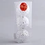 Ёлочные игрушки «Бесконечность», шары новогодние, d=8 см, набор 3 шт., серебро