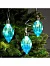 Набор ёлочных шаров «Северное сияние», 3 шт., d=7 см, 3 LED, от батареек AG13×9, свечение тёплое белое
