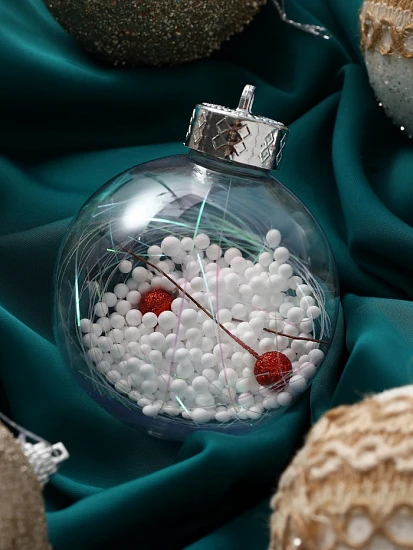 Ёлочные игрушки «Орсон», шары новогодние, d=8 см, 9 шт., люкс