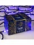 Гирлянда «Нить» 10 м, IP44, УМС, тёмная нить, 100 LED, свечение синее, 220 В