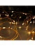 Гирлянда «Нить» 20 м роса, IP20, медная нить, 200 LED, свечение тёплое белое, 12 В