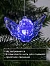 Ёлочная игрушка «Ангел», 8×5×4.5 см, 1 LED, от батареек, свечение мульти (RGB)