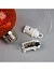 Ёлочный шар «Рассвет», d=8 см, 1 LED, от батареек LR44×3, свечение тёплое белое