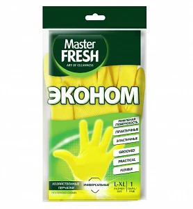 Перчатки Master Fresh Хозяйственные Эконом, универсальные, S/M, 1 пара
