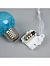 Ёлочный шар «Синий», d=5 см, 1 LED, от батареек AG13×3, свечение тёплое белое