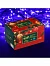 Гирлянда «Нить» 10 м, IP44, тёмная нить, 100 LED, свечение синее, 8 режимов, 220 В